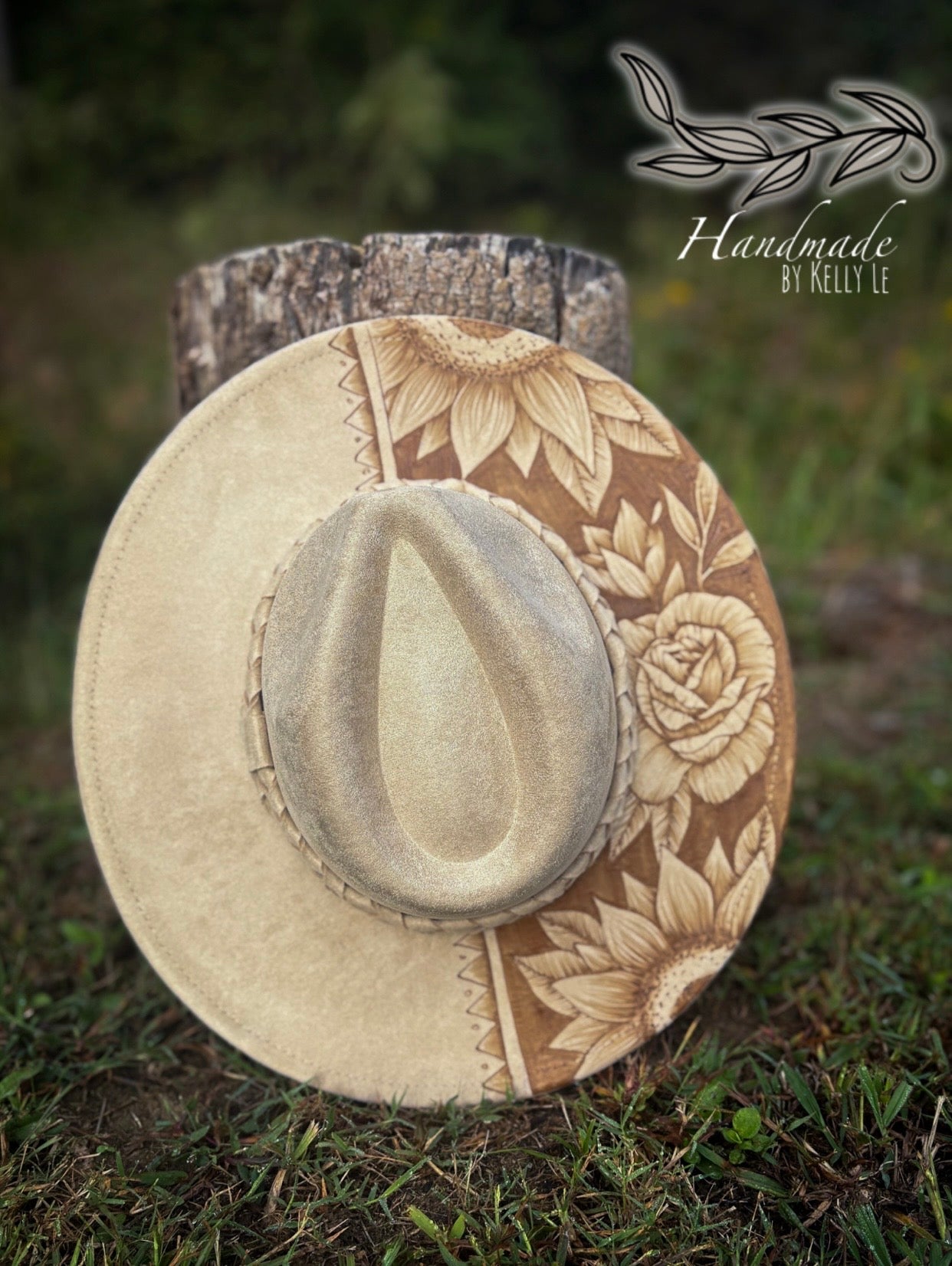 Reverse burn flat brim