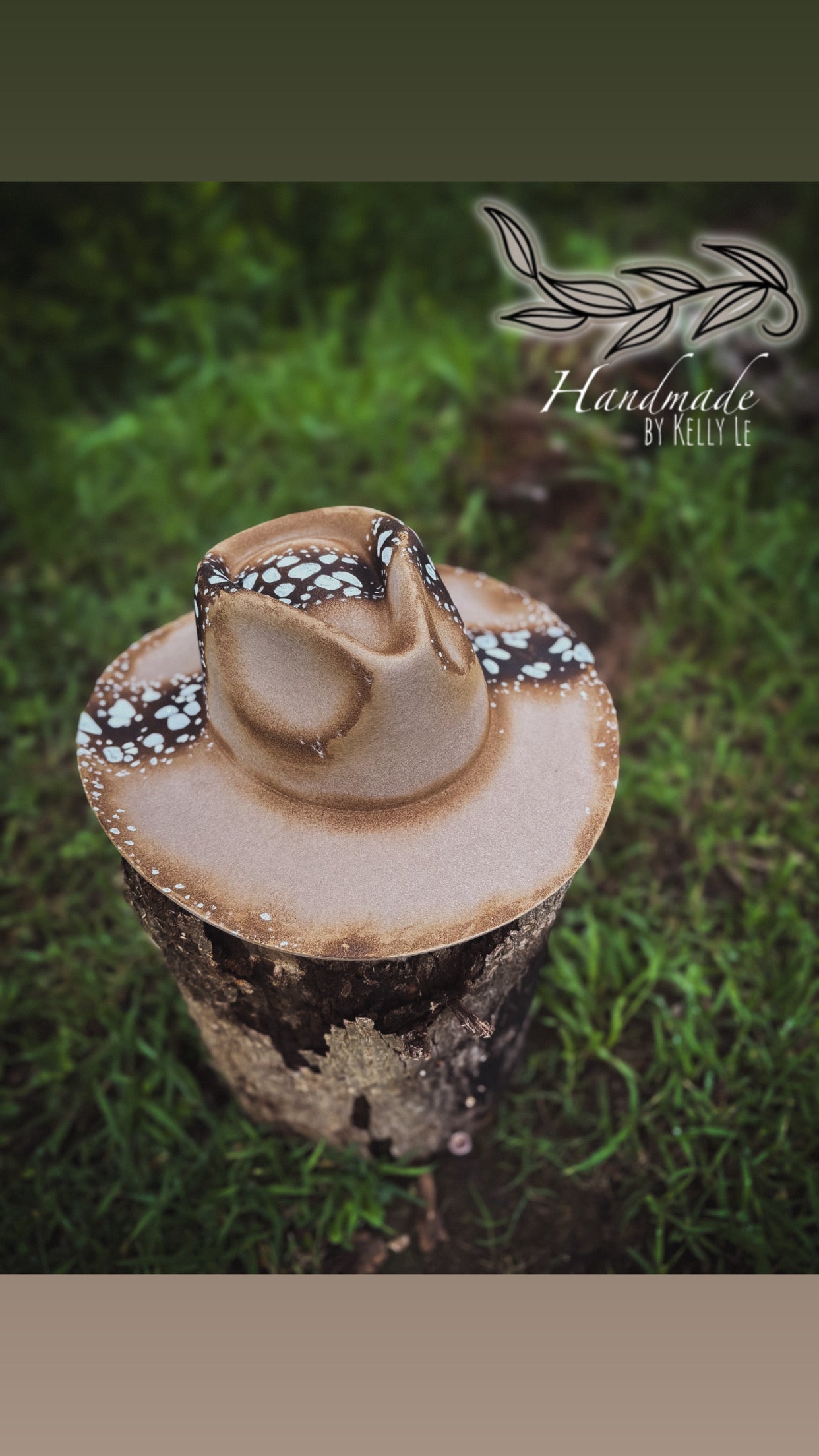 Fawn 100% Australian wool hat