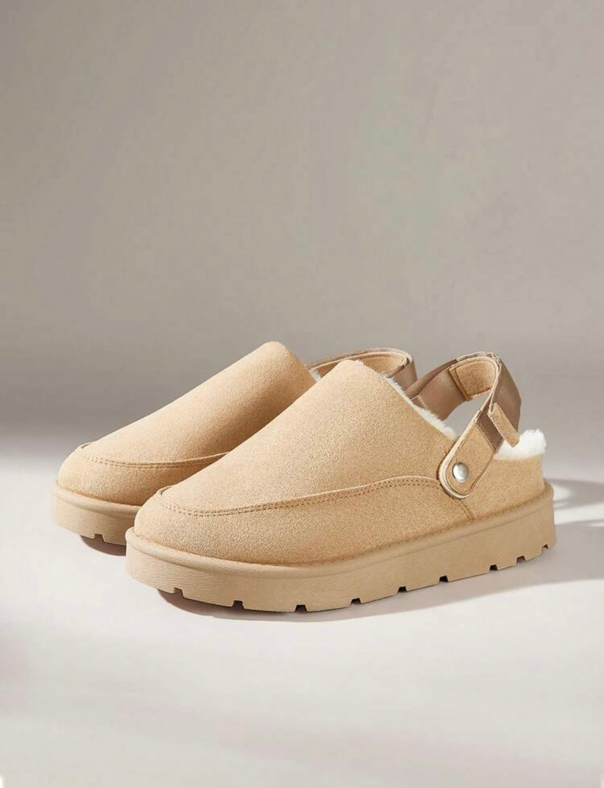 Fleece lined slippers