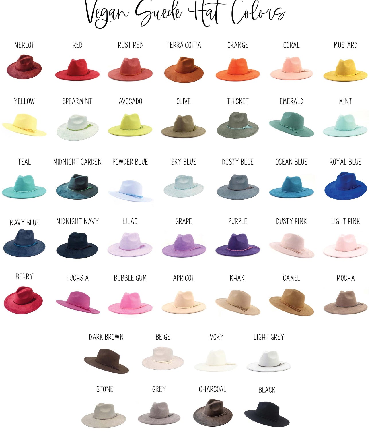 Vegan Suede custom hat