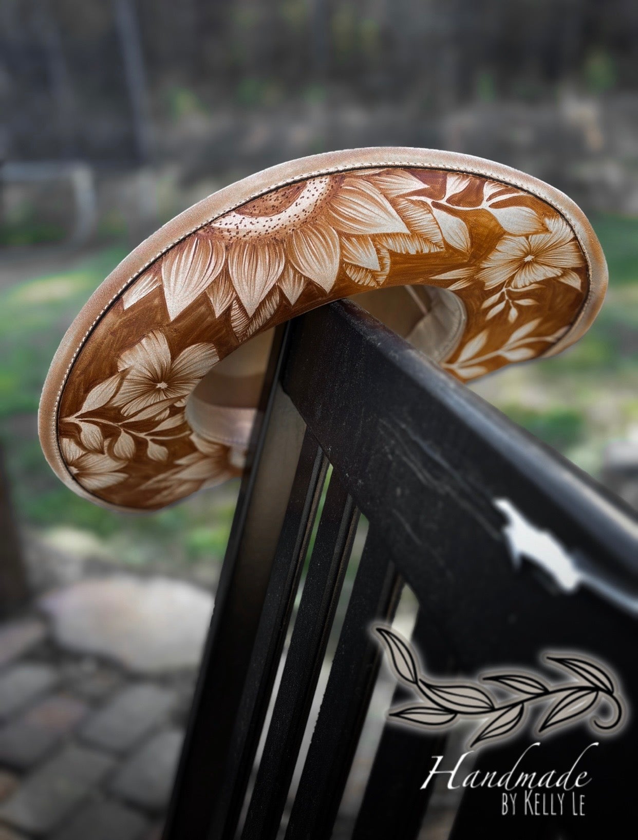 Light tan reverse burn cowgirl