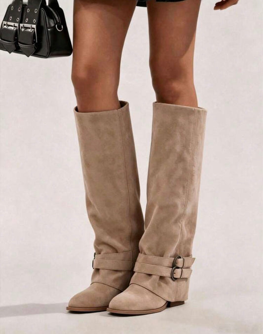 Custom knee high boots