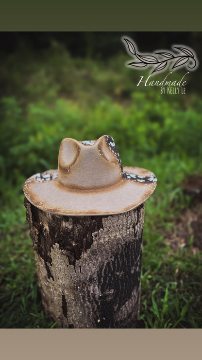 Fawn 100% Australian wool hat