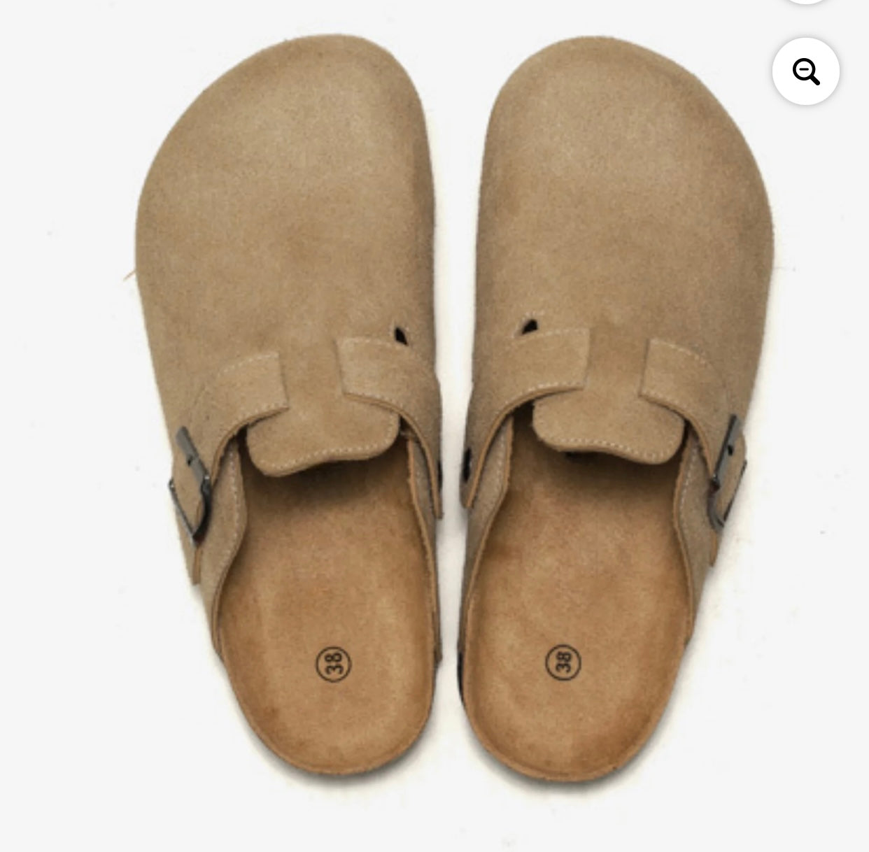 Tan custom clogs