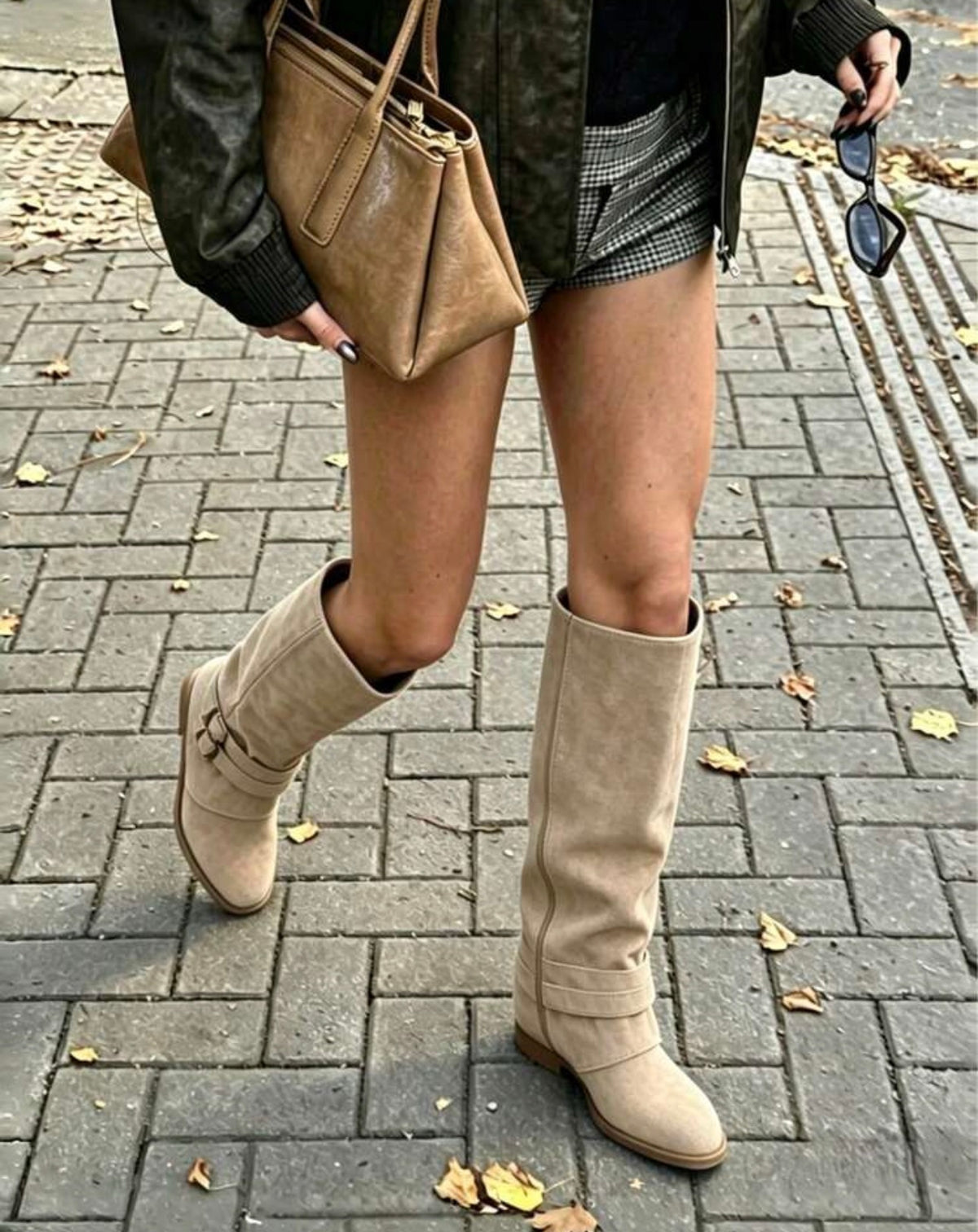 Custom knee high boots