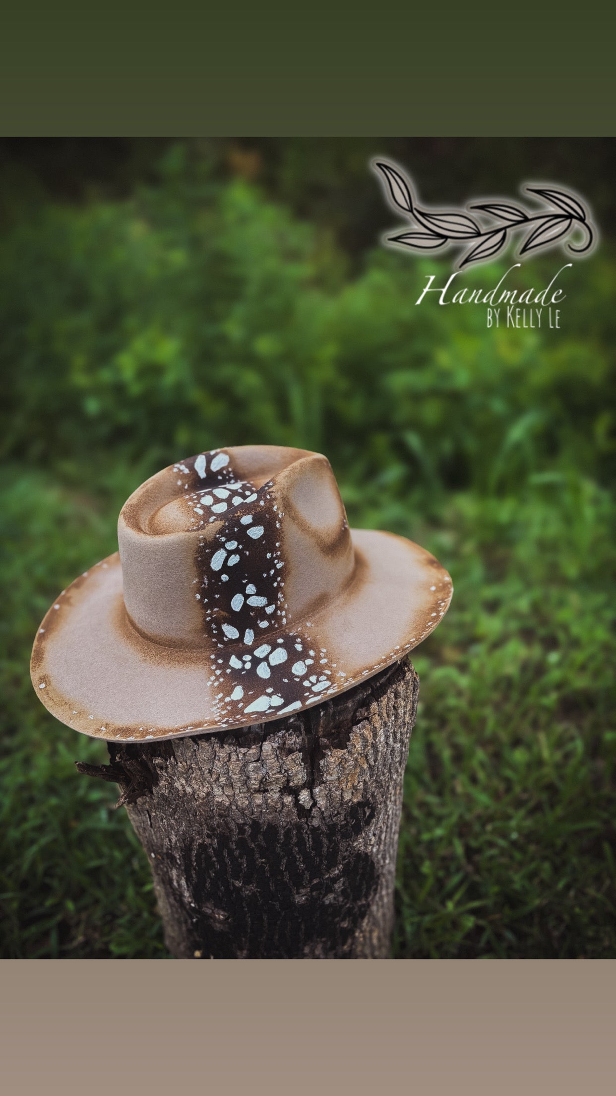 Fawn 100% Australian wool hat