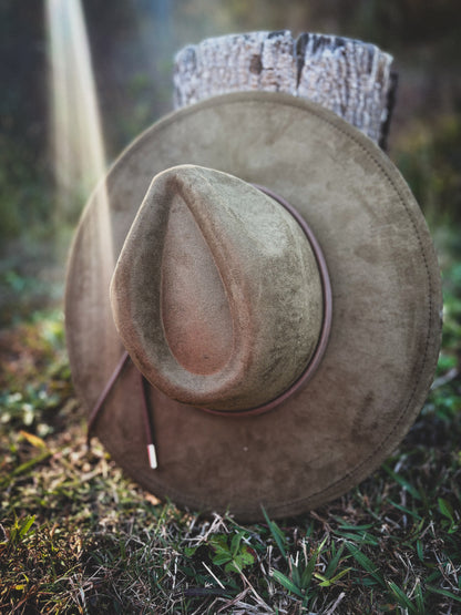 Olive custom flat brim