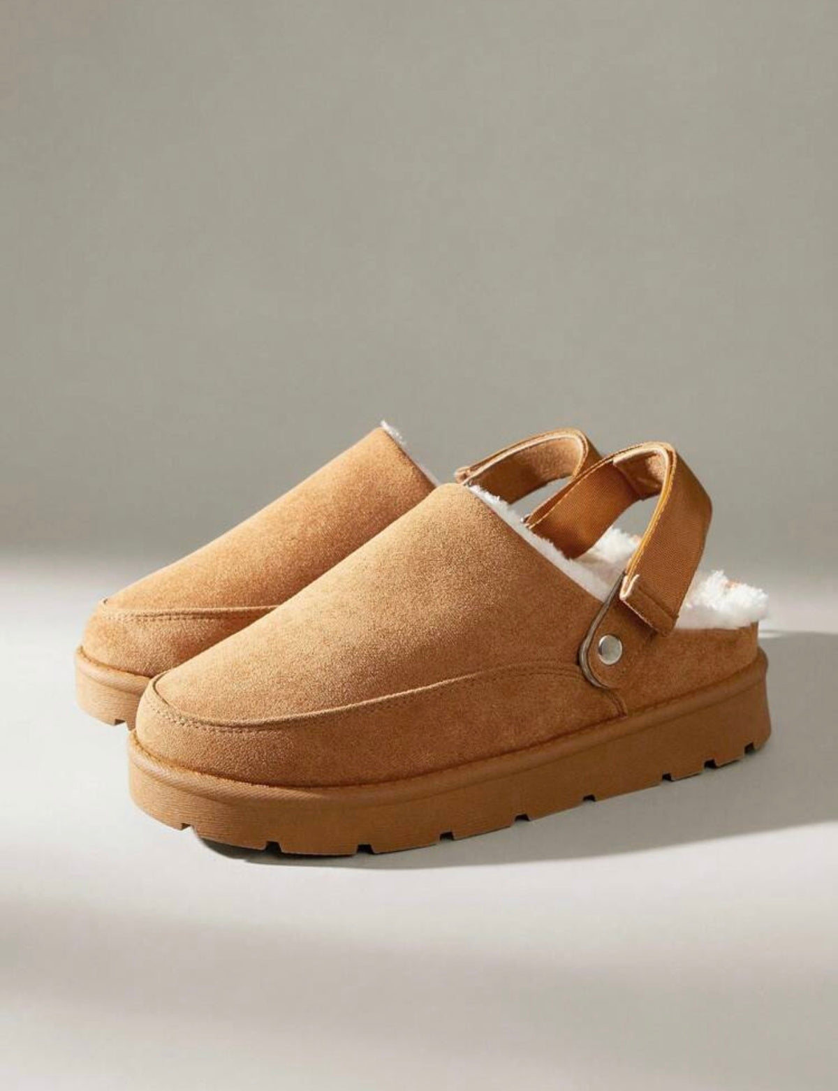 Fleece lined slippers