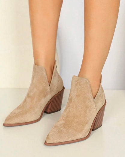 Custom tan bootie