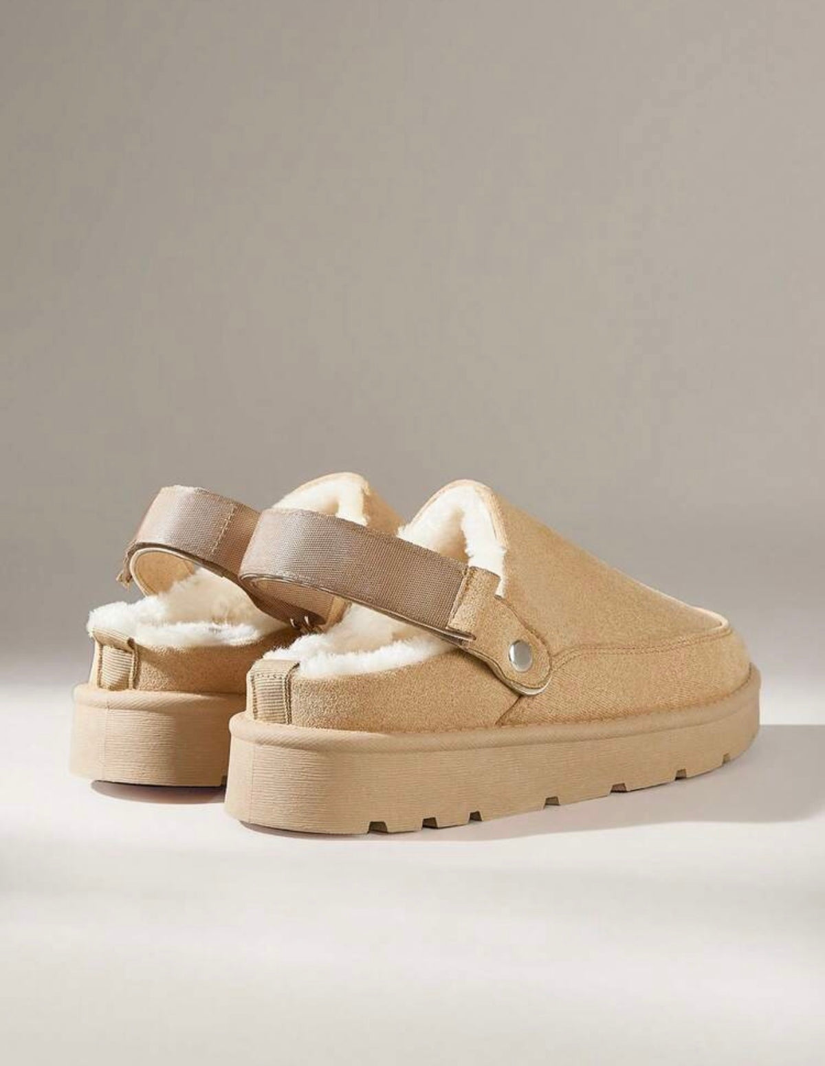 Fleece lined slippers