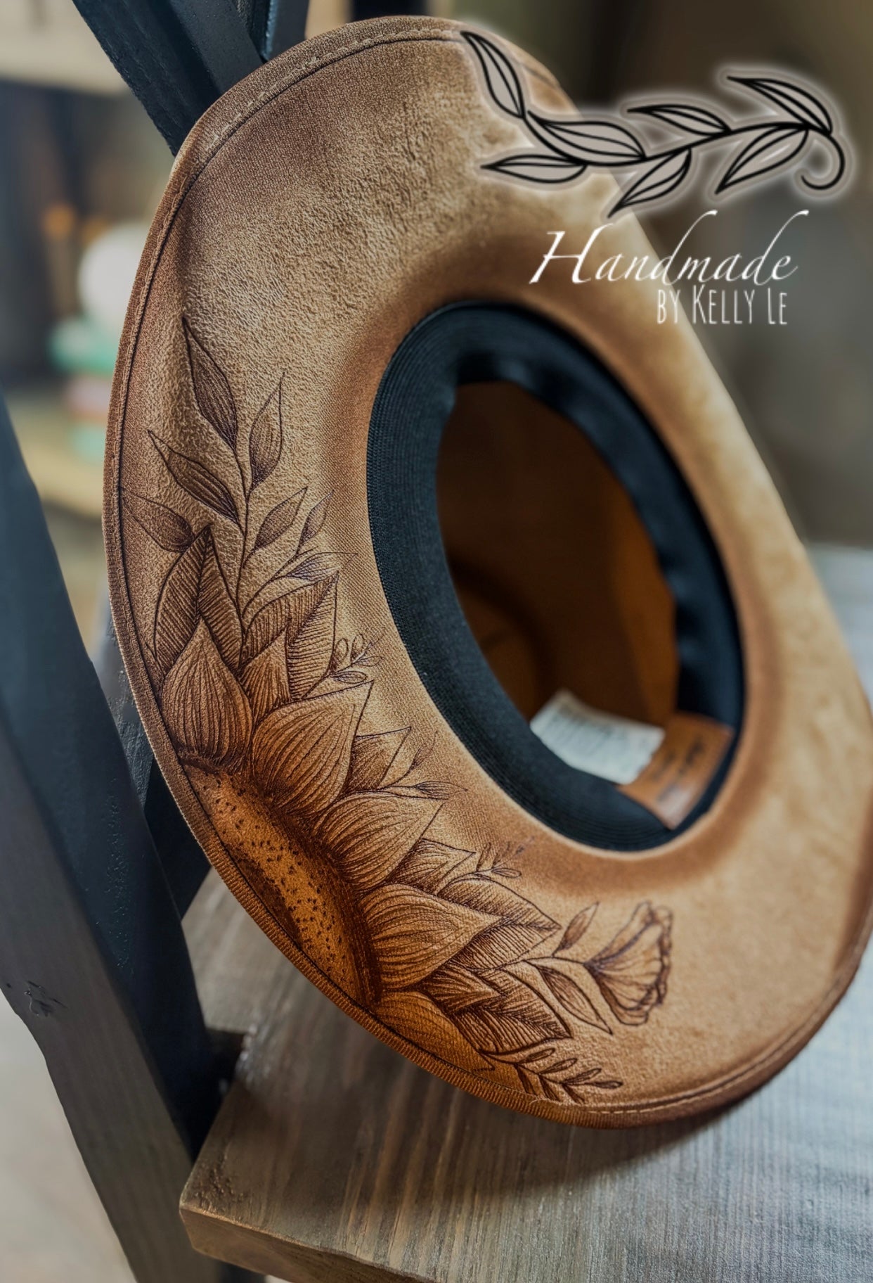 Heart crown cowboy “tempted by trouble”