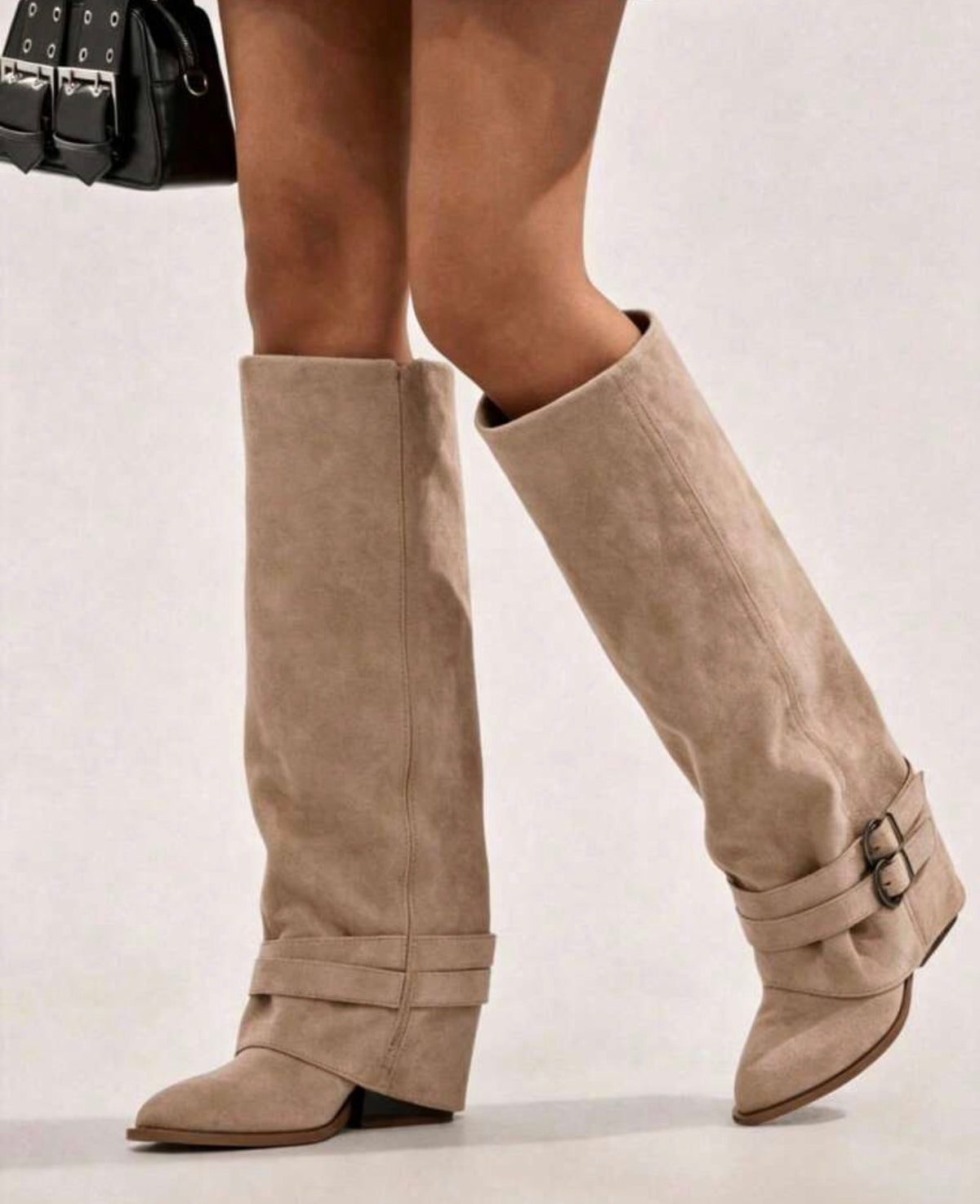 Custom knee high boots