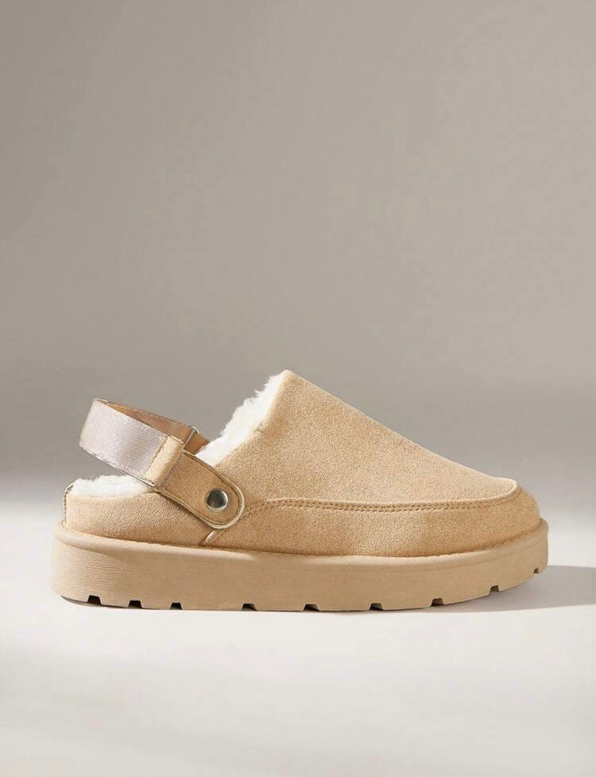 Fleece lined slippers