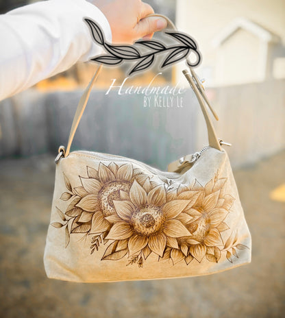 CUSTOM Tan Cross body purse