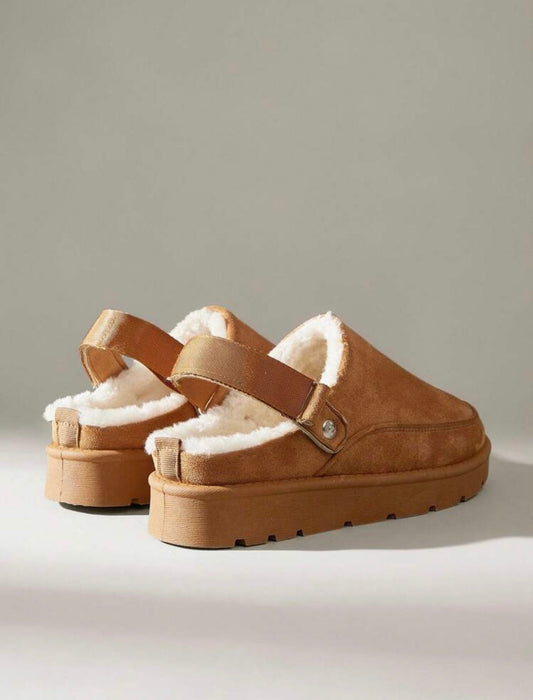 Fleece lined slippers