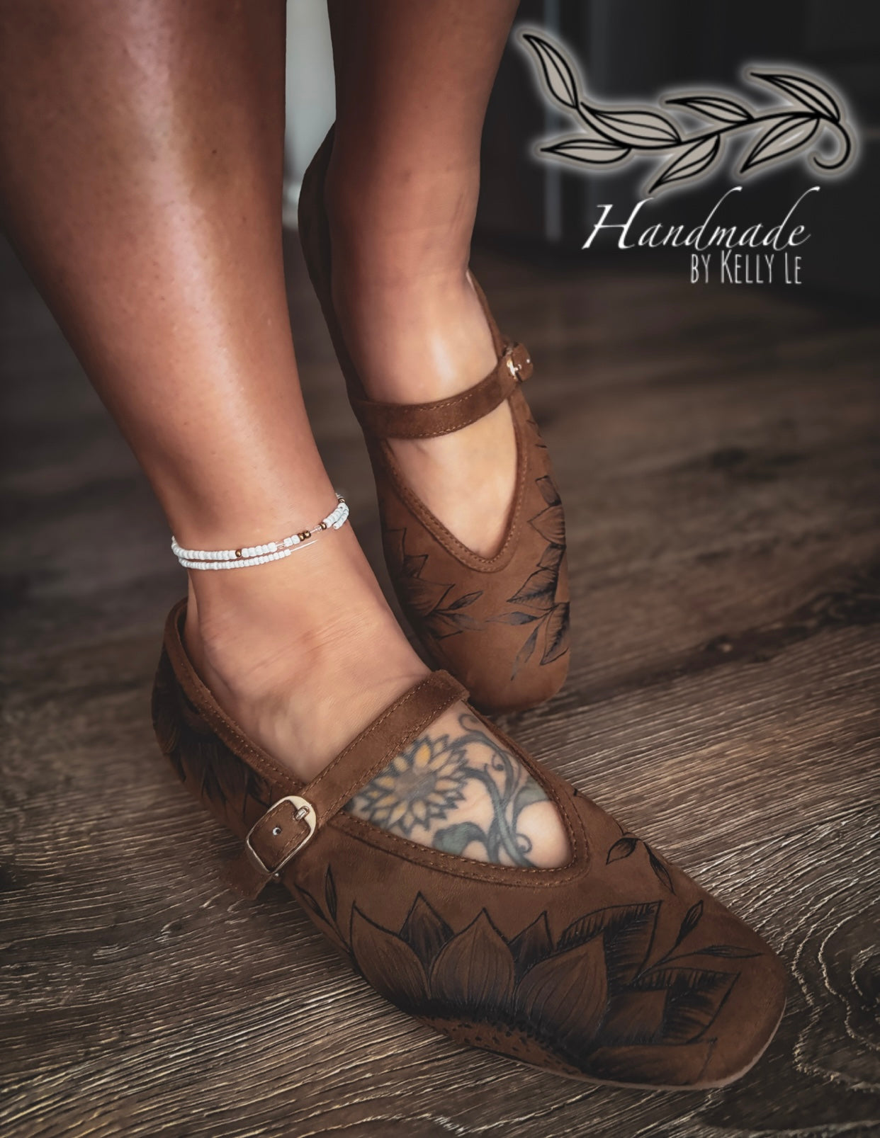 Sunflower ballet flats - chestnut brown