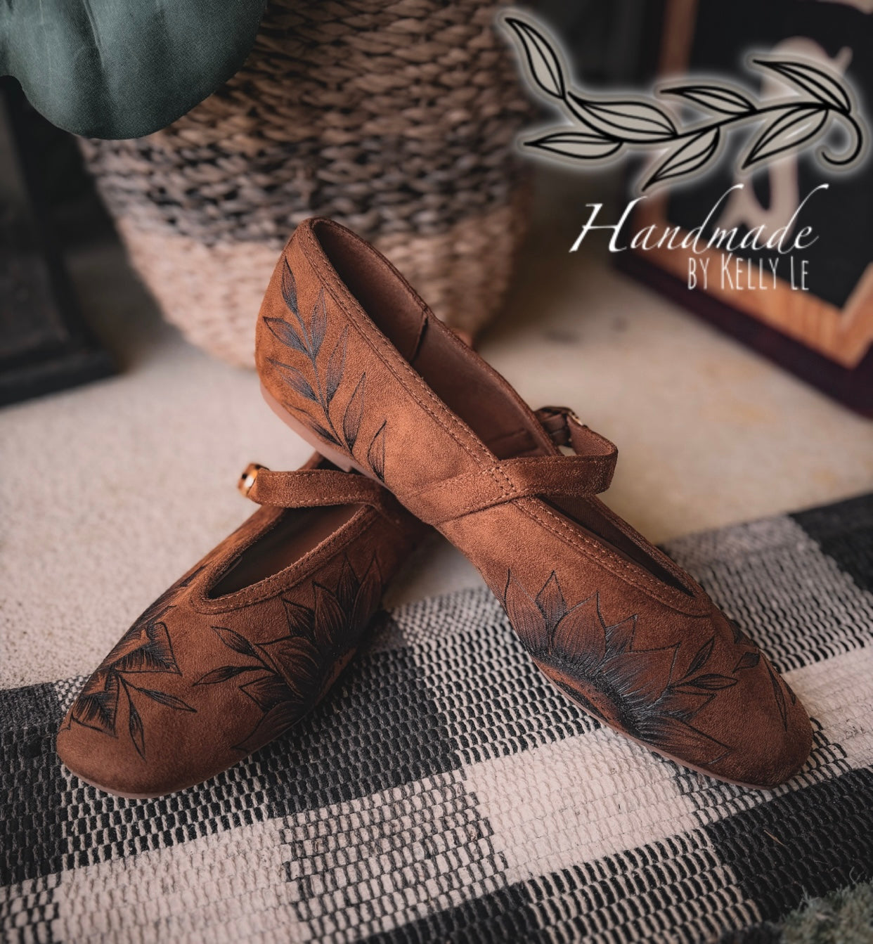Sunflower ballet flats - chestnut brown