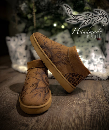 Sunflower booties
