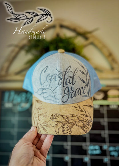 “Coastal Grace” high pony hat