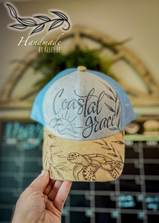 “Coastal Grace” high pony hat