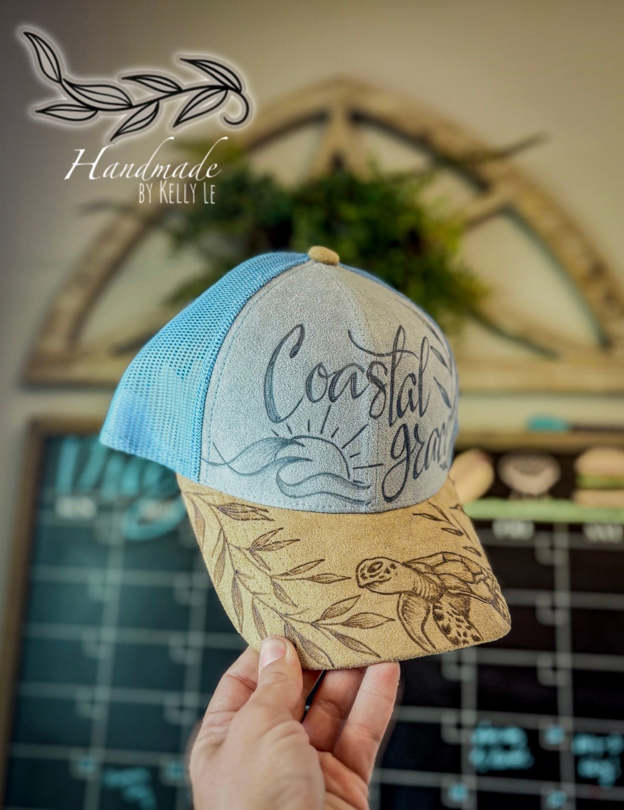 “Coastal Grace” high pony hat